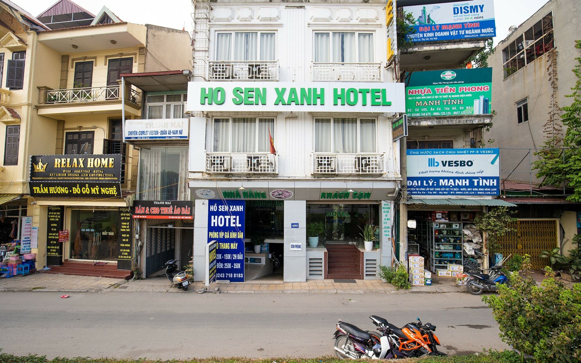 Ho Sen Xanh Hotel Hanoi Esterno foto